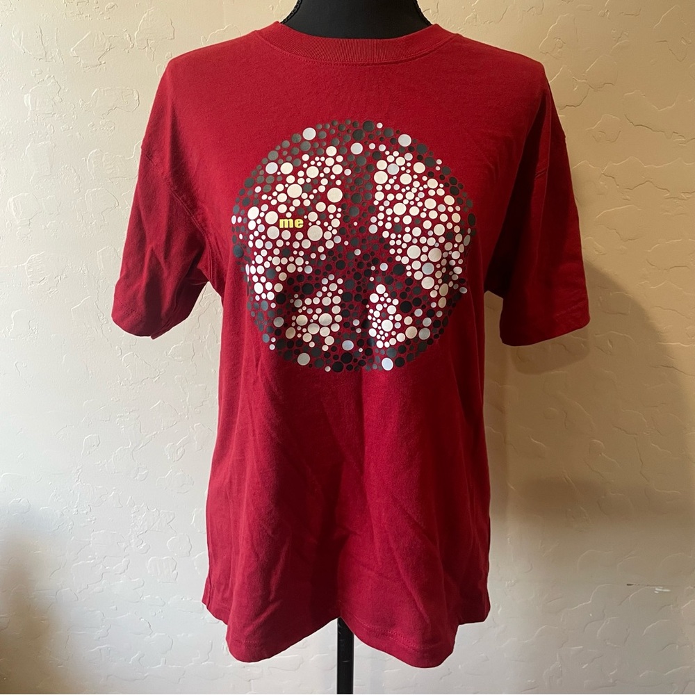 Giordano red graphic tee
